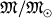 ${\mathfrak M}/{\mathfrak M}_\odot$